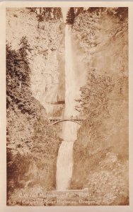 RPPC: Multinomah Falls, 620 Ft Columbia River Highway, Oregon, Mint (PC1579)