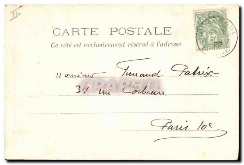 Old Postcard Thunder Bank Caisse d & # 39Epargne Hotel d & # 39Uzes