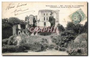 Tancarville - Ruins of the Tower Coquesart - Old Postcard