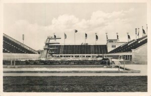 Germany Leipzig swimming pool photo postcard