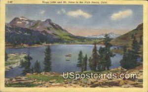 Tioga Lake, Mt Dana - High Sierra, CA