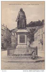 Statue De Jean, Sire De Joinville, Joinville (Haute  Marne), France, 1900-1910s