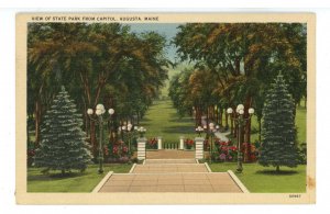 ME - Augusta. State Park from Capitol 