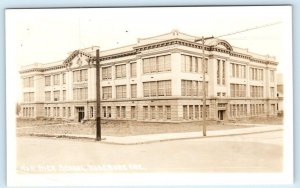 RPPC ROSEBURG, Oregon OR ~ HIGH SCHOOL ca 1920s Douglas County Postcard