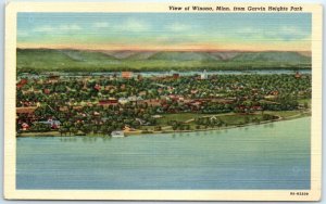M-13363 View of Winona Minnesota from Garvin Heights Park