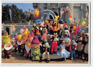 Walt Disney World Mickey Minnie Mouse Goofy Alice Pluto Disneyland 4x6 Postcard