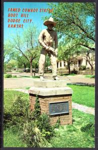 Cowboy Statue,Doge City,KS BIN