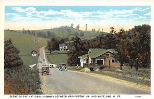 National Highway Between Washington, PA. and Wheeling, W. VA. - Wheeling, Wes...