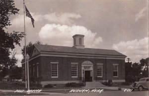 Postcard RPPC Post Office Auburn Nebraska NE