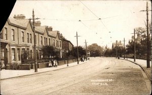 Bedfordshire? Manchester Road Fairfield - c1910 Real Photo Postcard