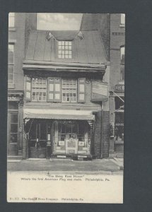 1905 Post Card Phila Pa The Betsy Ross House Where Flag Was Made In 1776 UDB