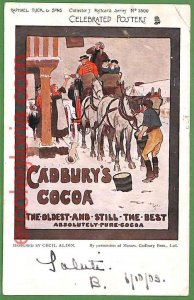 ah2492 - GB - VINTAGE POSTCARD - 1910 - Advertising CADBURY'S COCOA-