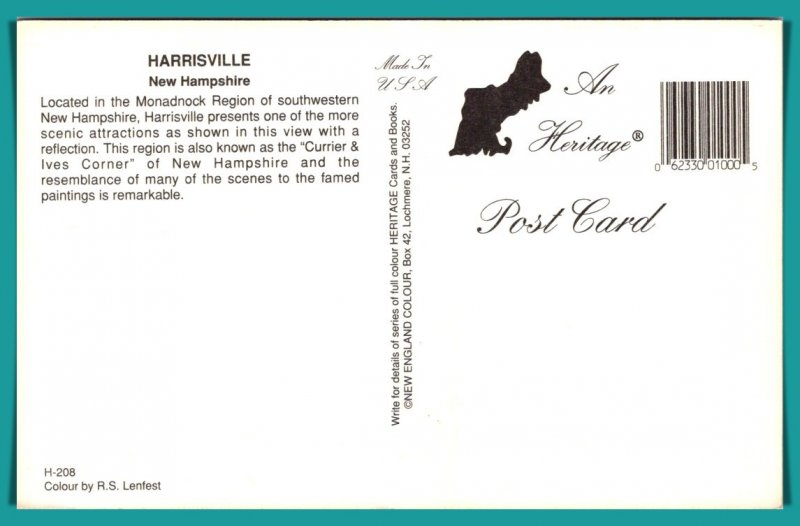 New Hampshire, Harrisville - Monadnock Region - [NH-320]