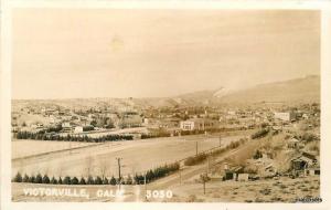 1940s San Bernardino Mojave Desert  Victorville birdseye RPPC real Photo 4565