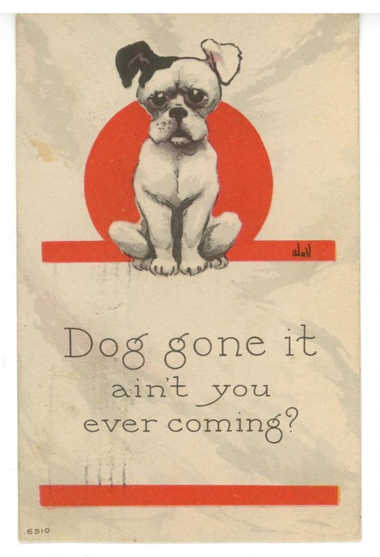 Dog gone it…  Artist: Bernhardt Wall   (pup)