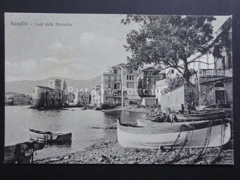 Italy: Rapallo, Scali delle Monache c1918 - Old Postcard