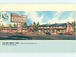 Pre-1980 LODGE MOTEL Alaskon Border Lodge - Beaver Creek Yukon YT AE0517@