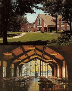 QUINCY, IL Illinois SOLDIERS & SAILORS HOME Men's Dorm~Dining Hall *2* Postcards