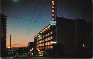 The Sands Motor Hotel Vancouver BC Davie Street Unused Vintage Postcard D66