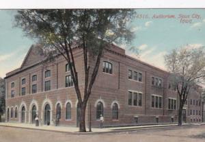 Iowa Sioux City Auditorium 1913