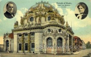 Temple of Music - Buffalo, New York NY Postcard