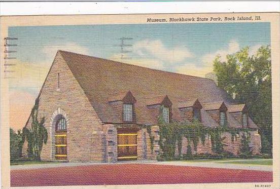 Illinois Rock Island Museum Blackhawk State Park 1945