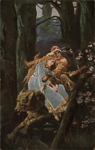 Fantasy Woman Saved Man Wolf Vassnetsov Ivan Tsarevich RUSSIAN FOLKLORE PC 