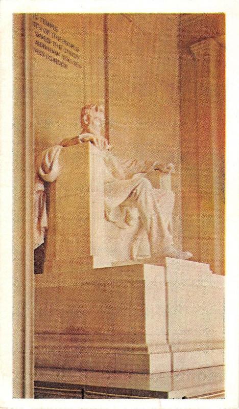 BR102225 lincoln memorial washington dc usa postcard