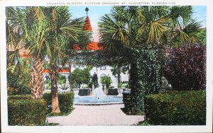 Fountain in Hotel Alcazar Grounds St. Augustine, FL