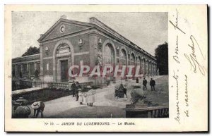 Old Postcard Jardin du Luxembourg The Museum