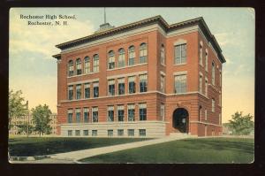 Rochester, New Hampshire/NH Postcard, Rochester High School