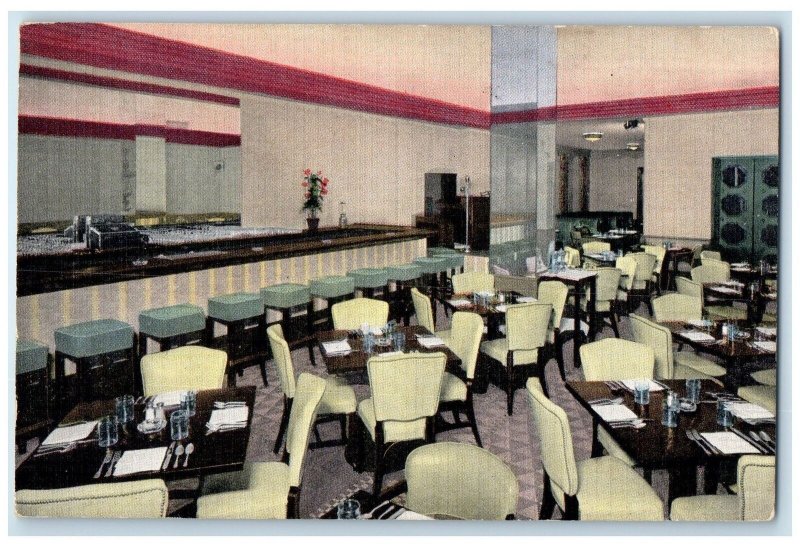 c1960s Cosmopolitan Room Town House Restaurant Scene Mason City Iowa IA Postcard