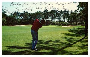 Postcard GOLF COURSE SCENE State of Massachusetts MA AS2948