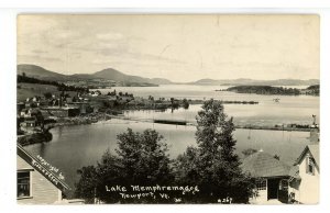 VT - Newport. Lake Memphremagog    RPPC
