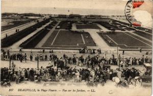 CPA DEAUVILLE La Plage Fleurie - Vue sur les Jardins (515717)