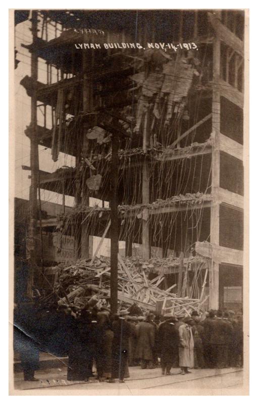 Lyman Building destroyed November 14, 1913 ,  RPC