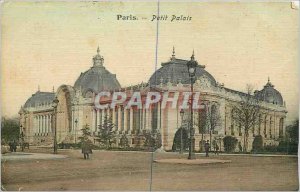 Old Postcard Paris Petit Palais (TOILEE map)
