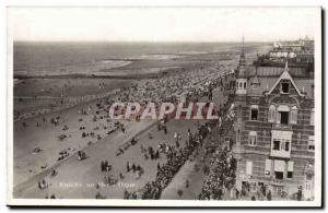 Belgie Belgium Knocke on Merc Old Postcard Digue