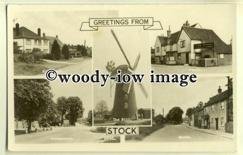 tp0638 - Essex - Multiview x 5 of Various Scenes, Mill ect. at Stock - Postcard