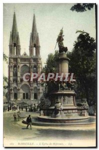 Postcard Old Marseille Reformess of the church