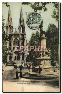 Postcard Old Marseille Monument Mobiles Church of Reforms