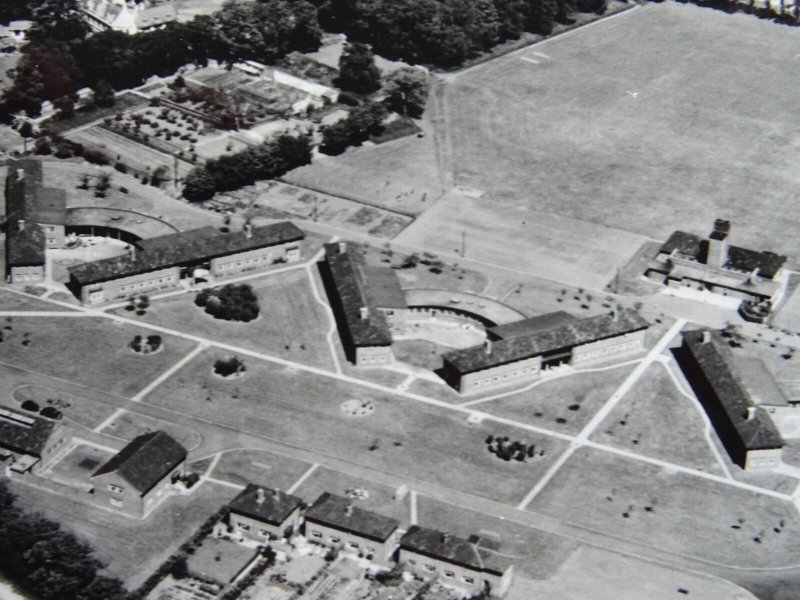 Kent BIRCHINGTON SPURGEON'S HOMES Aerial View c1960s RP Postcard