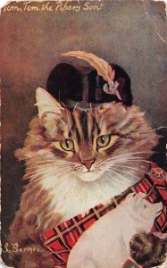 G54/ Cat Pet Animal Postcard Barnes Artist Signed c1910 Piper's Son22