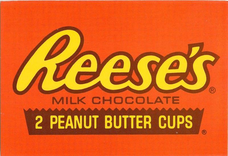 HERSHEY PARK REESE'S PEANUT BUTTER CUPS POSTCARD CANDY CHOCOLATE