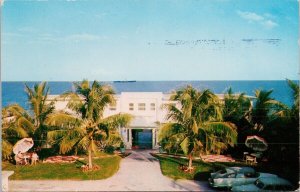 By The Sea Dream House Apartments Delray Beach FL Florida Vintage Postcard H25