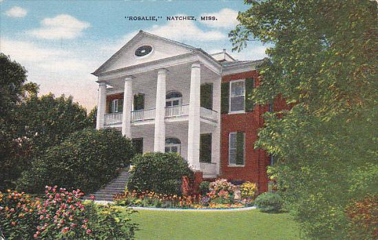 Rosalie Headquarters Of The Union Army Natchez Mississippi