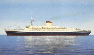 Leonardo Da Vinci Italian Line Ship 