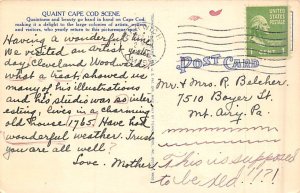 Quaint Cape Cod Scene Cape Cod, Massachusetts MA