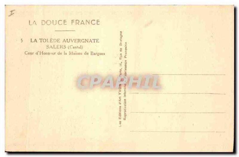 Postcard The Old Mauriac Prefecture