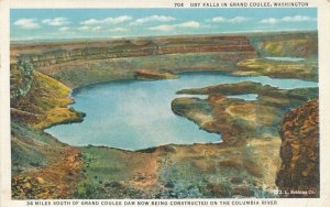 Dry Falls in Grand Coulee WA, Washington - pm 1936 - WB